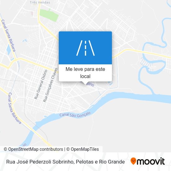 Rua José Pederzoli Sobrinho mapa