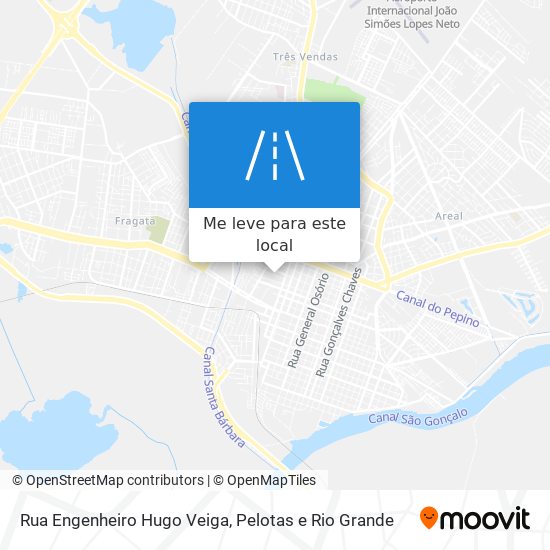Rua Engenheiro Hugo Veiga mapa
