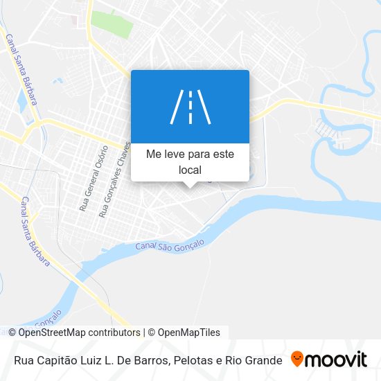 Rua Capitão Luiz L. De Barros mapa