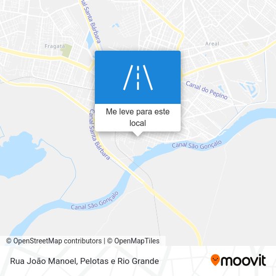 Rua João Manoel mapa