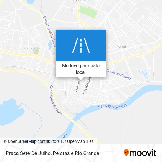 Praça Sete De Julho mapa