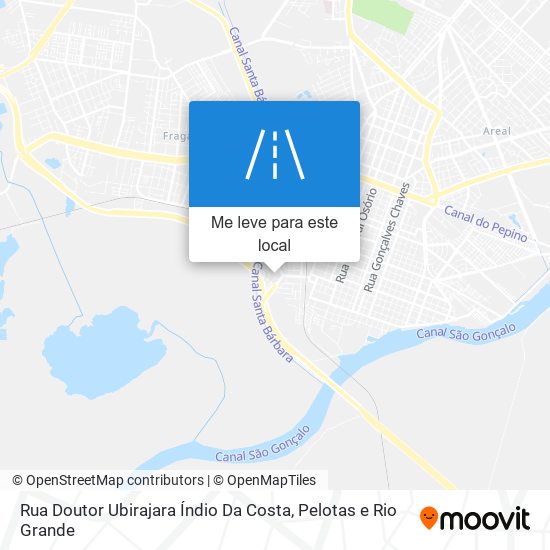 Rua Doutor Ubirajara Índio Da Costa mapa