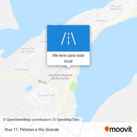 Rua 11 mapa