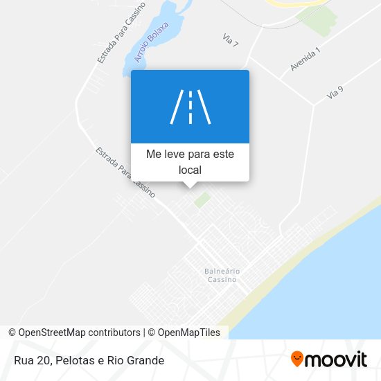 Rua 20 mapa