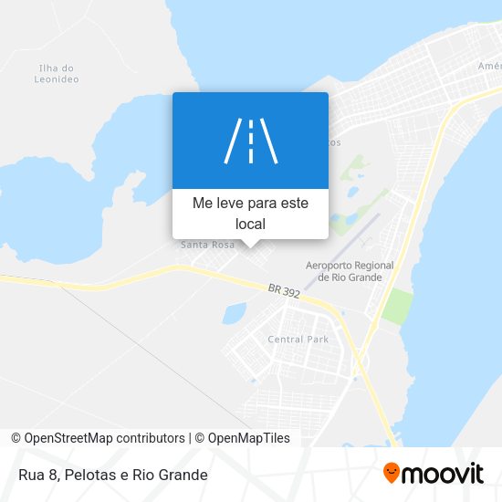 Rua 8 mapa