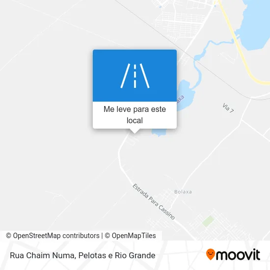 Rua Chaim Numa mapa