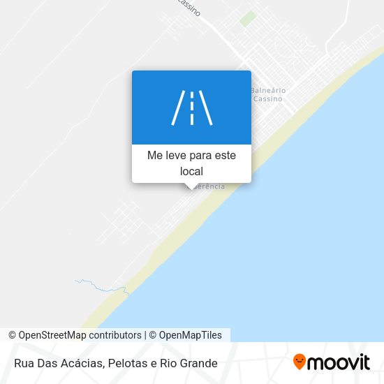 Rua Das Acácias mapa