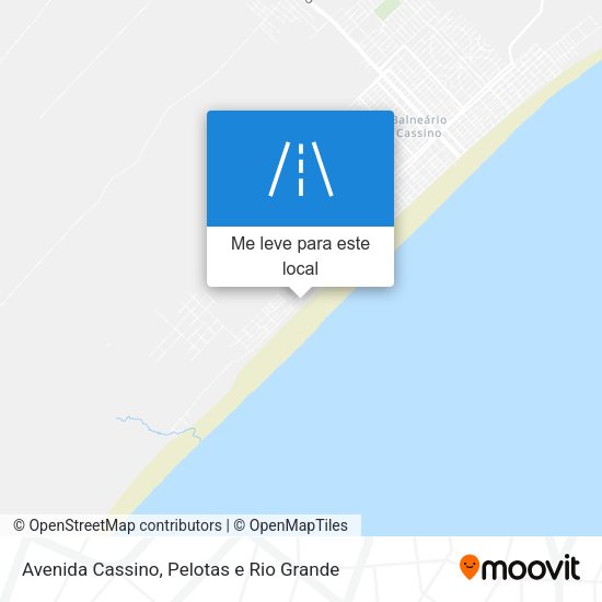 Avenida Cassino mapa