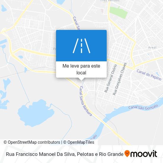 Rua Francisco Manoel Da Silva mapa