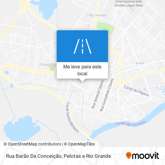 Rua Barão Da Conceição mapa