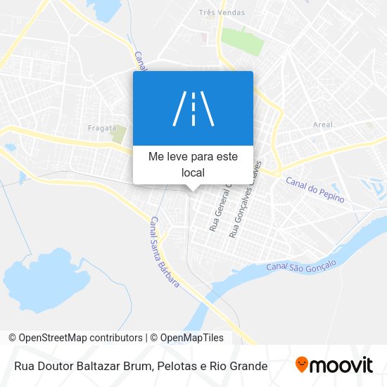 Rua Doutor Baltazar Brum mapa
