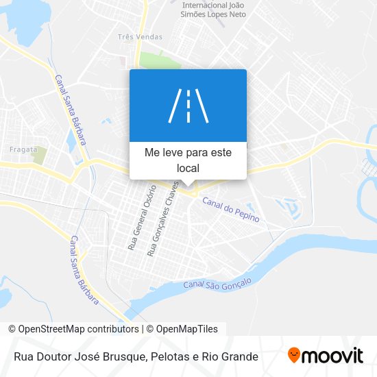 Rua Doutor José Brusque mapa