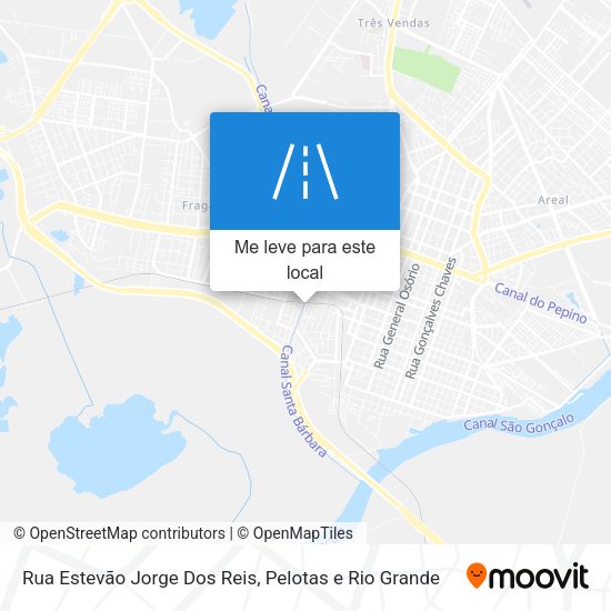 Rua Estevão Jorge Dos Reis mapa