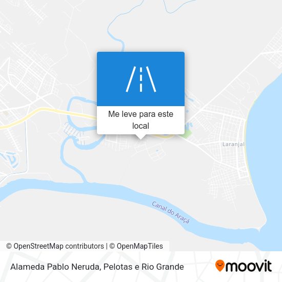 Alameda Pablo Neruda mapa
