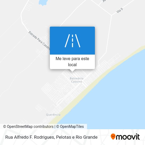 Rua Alfredo F. Rodrigues mapa