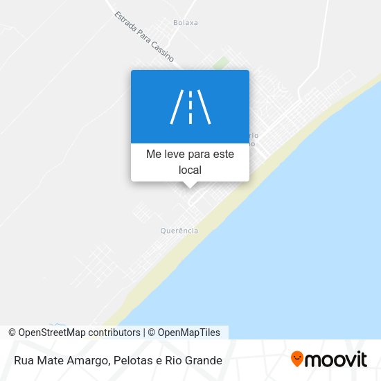 Rua Mate Amargo mapa