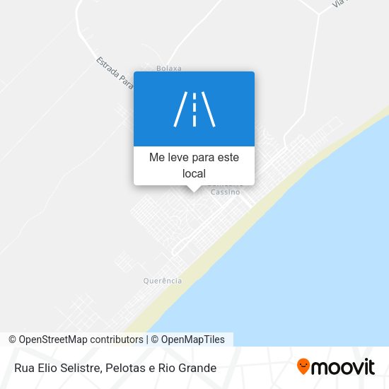Rua Elio Selistre mapa