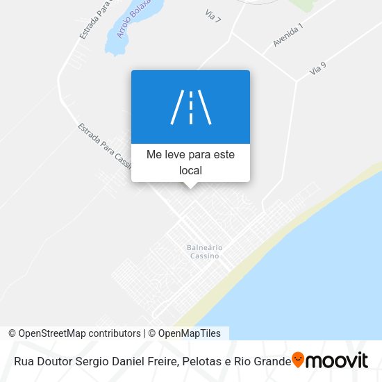 Rua Doutor Sergio Daniel Freire mapa