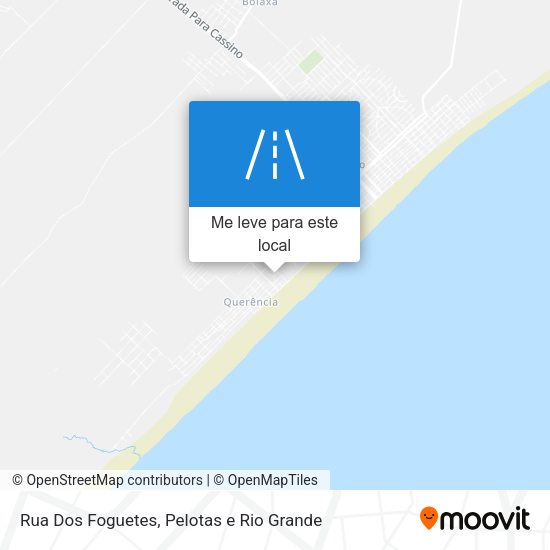 Rua Dos Foguetes mapa