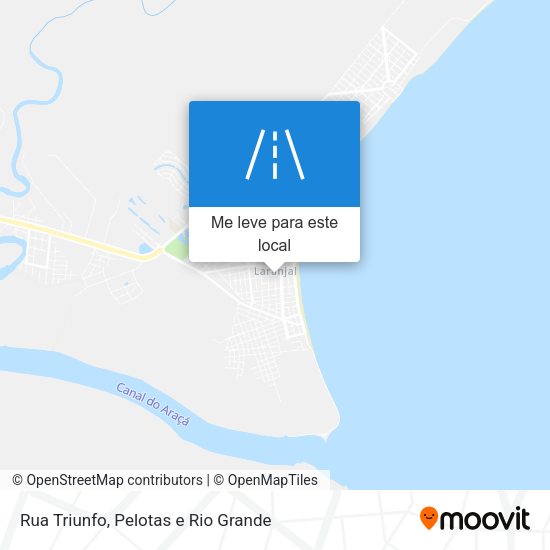 Rua Triunfo mapa