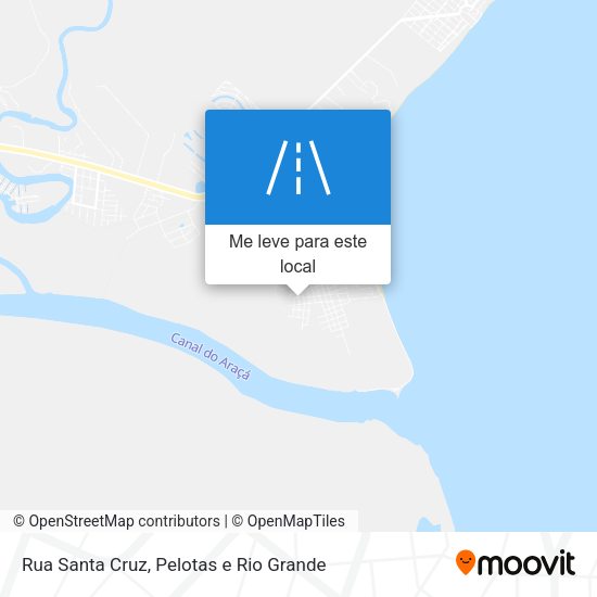 Rua Santa Cruz mapa