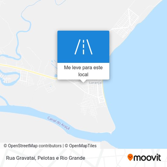 Rua Gravataí mapa
