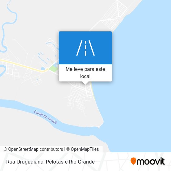 Rua Uruguaiana mapa