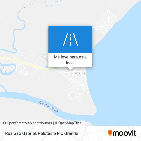 Rua São Gabriel mapa