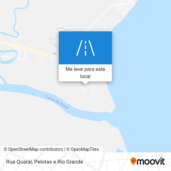 Rua Quaraí mapa