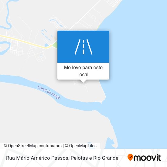 Rua Mário Américo Passos mapa