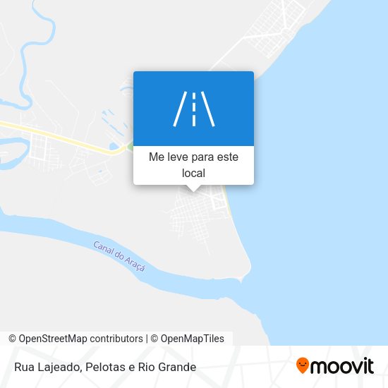 Rua Lajeado mapa