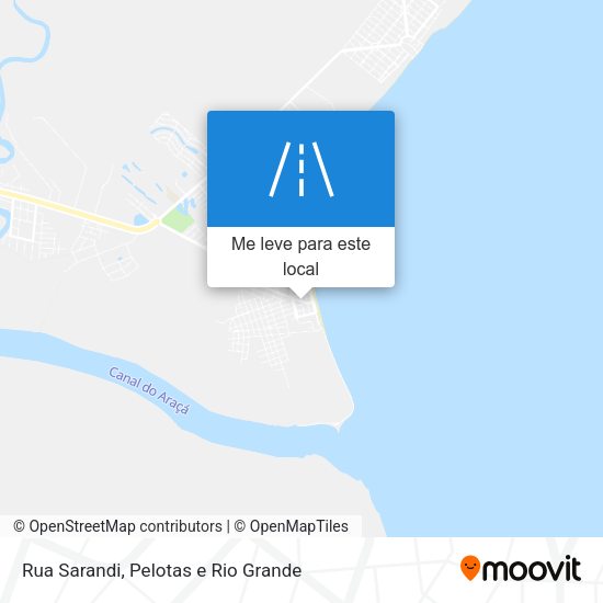 Rua Sarandi mapa