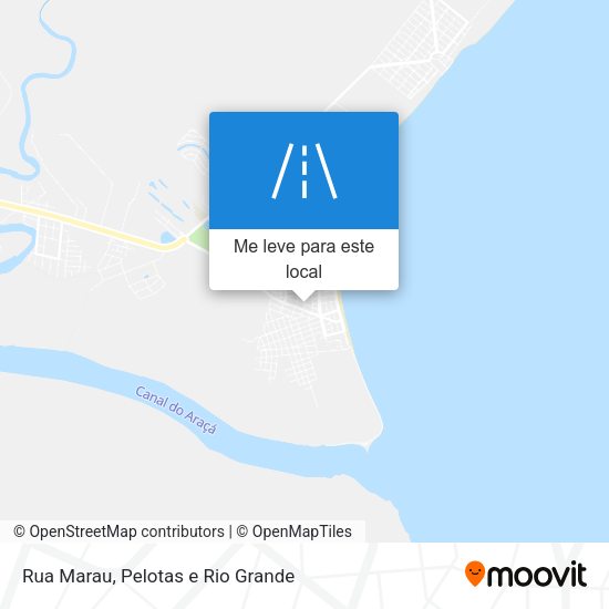 Rua Marau mapa