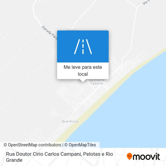 Rua Doutor Cirio Carlos Campani mapa