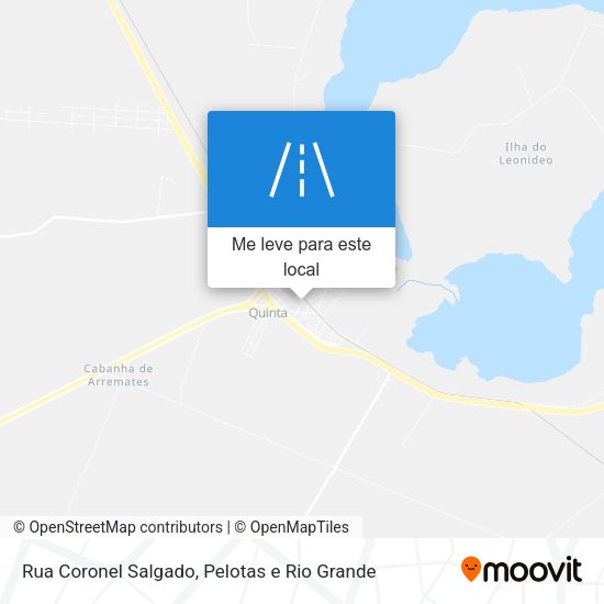Rua Coronel Salgado mapa
