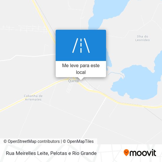 Rua Meirelles Leite mapa