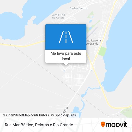 Rua Mar Báltico mapa