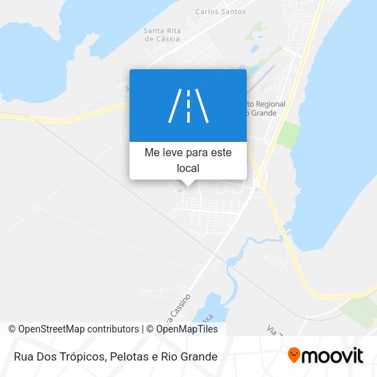 Rua Dos Trópicos mapa