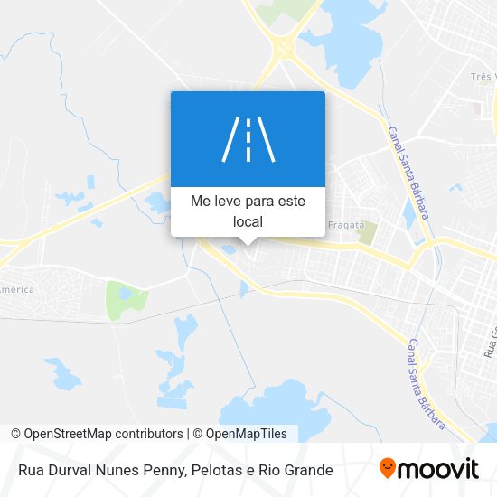 Rua Durval Nunes Penny mapa