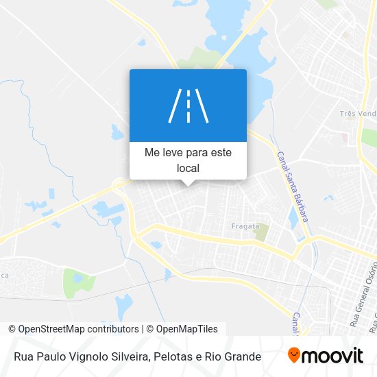 Rua Paulo Vignolo Silveira mapa