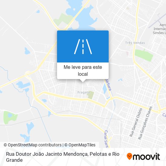 Rua Doutor João Jacinto Mendonça mapa