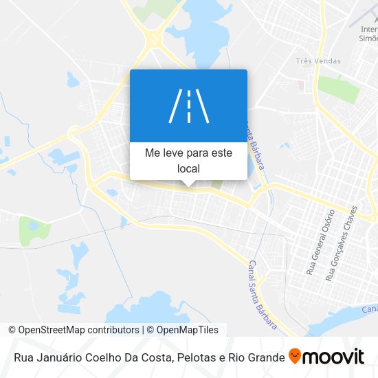 Rua Januário Coelho Da Costa mapa
