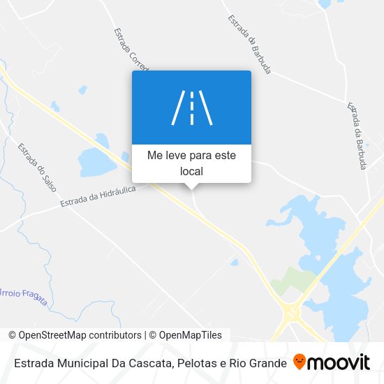 Estrada Municipal Da Cascata mapa