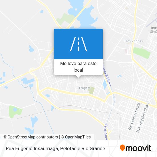 Rua Eugênio Insaurriaga mapa