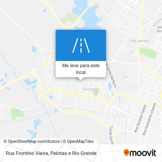 Rua Frontino Vieira mapa