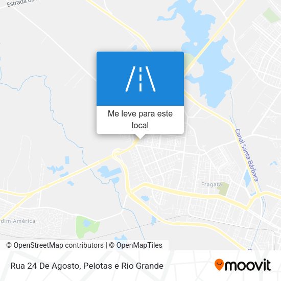 Rua 24 De Agosto mapa