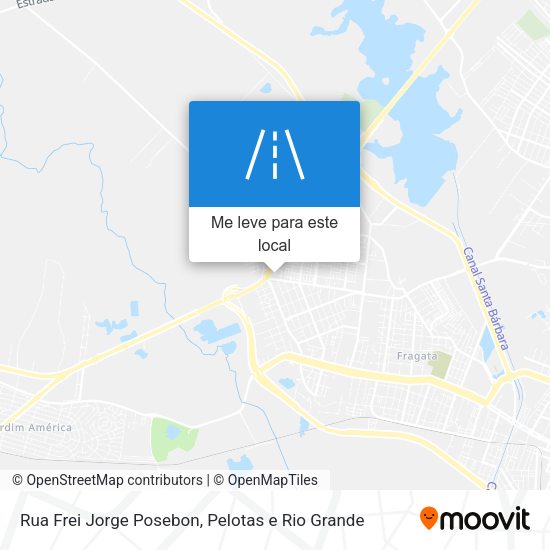 Rua Frei Jorge Posebon mapa