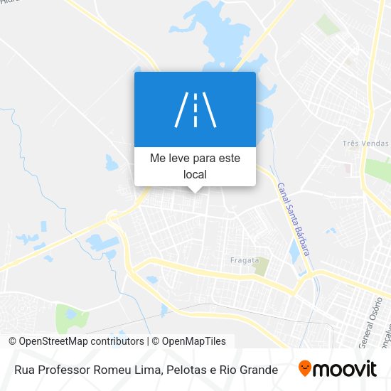 Rua Professor Romeu Lima mapa
