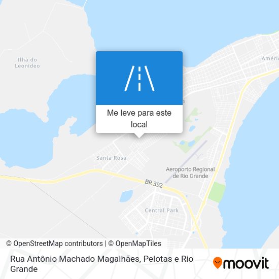Rua Antônio Machado Magalhães mapa