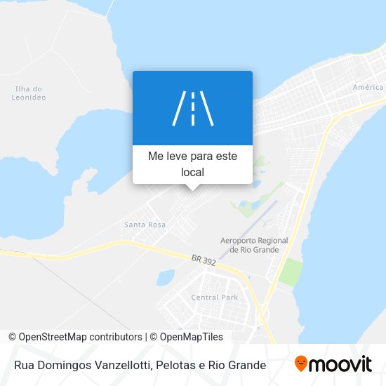 Rua Domingos Vanzellotti mapa
